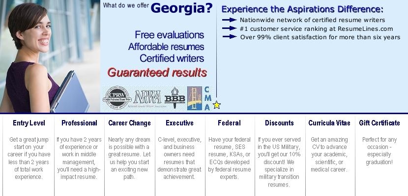 georgia resume writer writers
