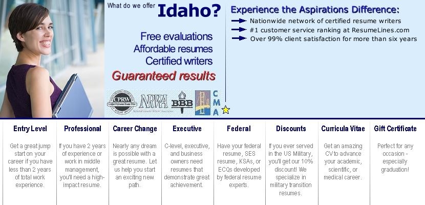 idaho resume writer writers