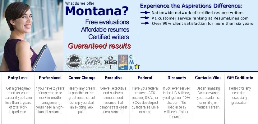 montana resume writer writers