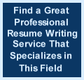 resume writing service