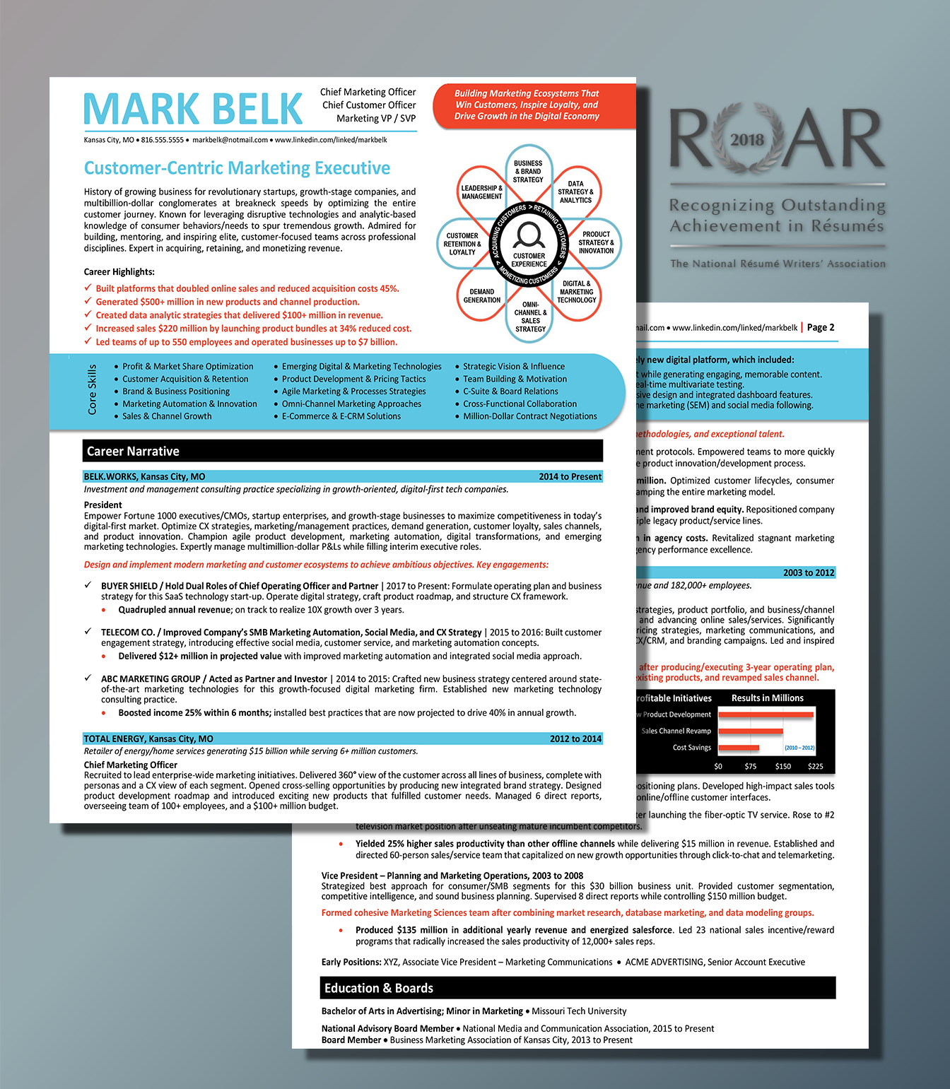 Modern Classic Resume ROAR 2018